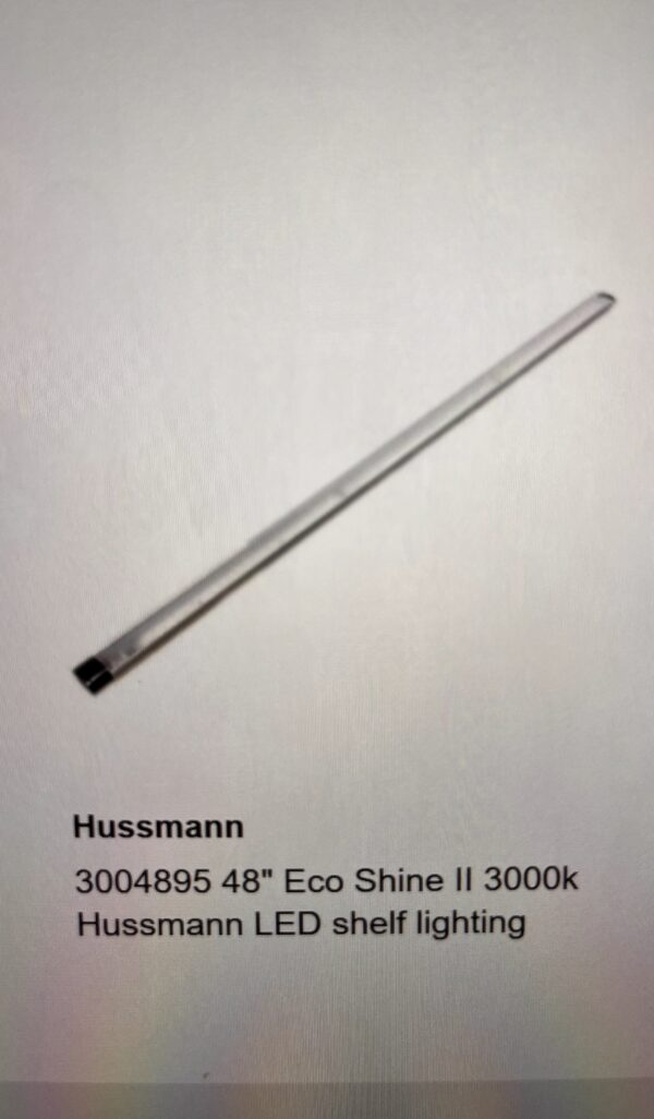 HUSSMANN 48" Eco Shine II 3000k LED shelf lighting